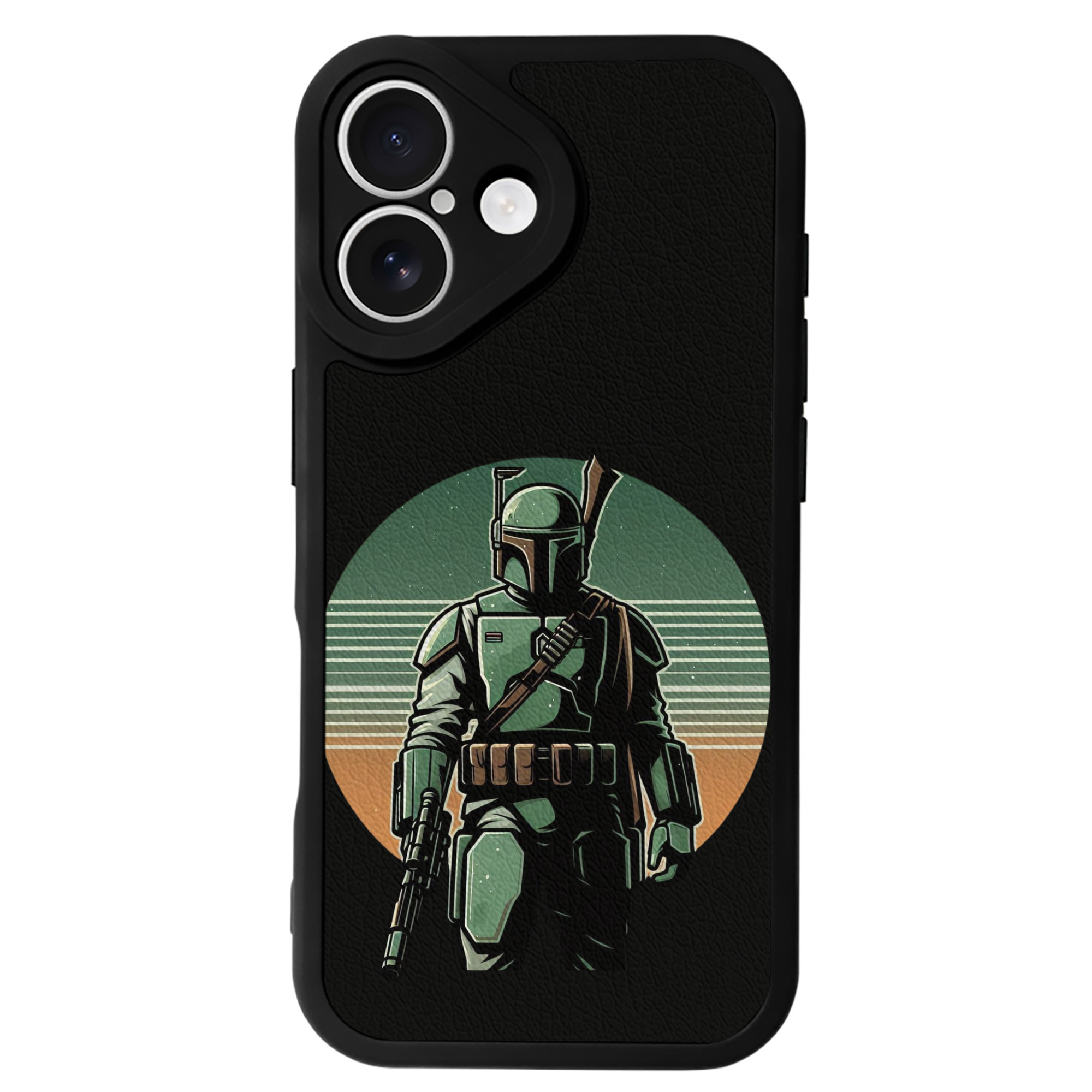 （画像用） スター・ウォーズ Star Wars 【iPhone 16シリーズ対応】シリコンスマホケース（レザー調） 材質：シリコン